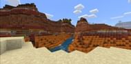 Badlands biome in Minecraft (Image via mcbedrock)